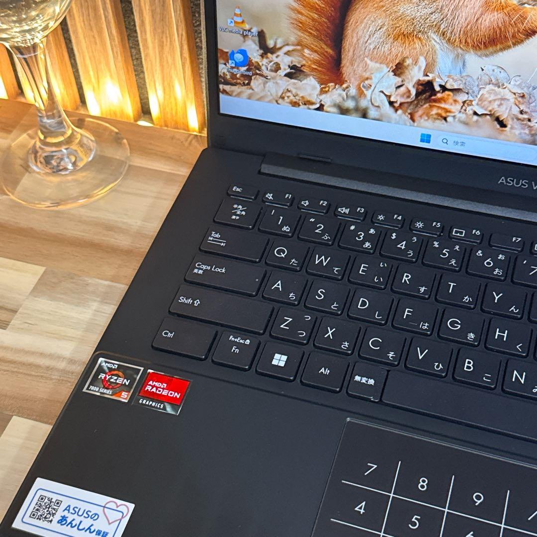 準美品‼️ASUS☘️Ryzen5☘️メモリ16GB☘SSD512GB☘️ノートパソコン