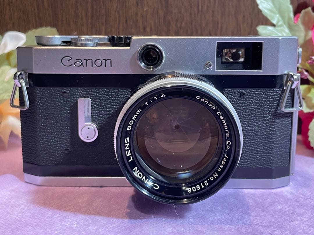 Canon P フィルムカメラ 50mm f/1.4 レンズ付き