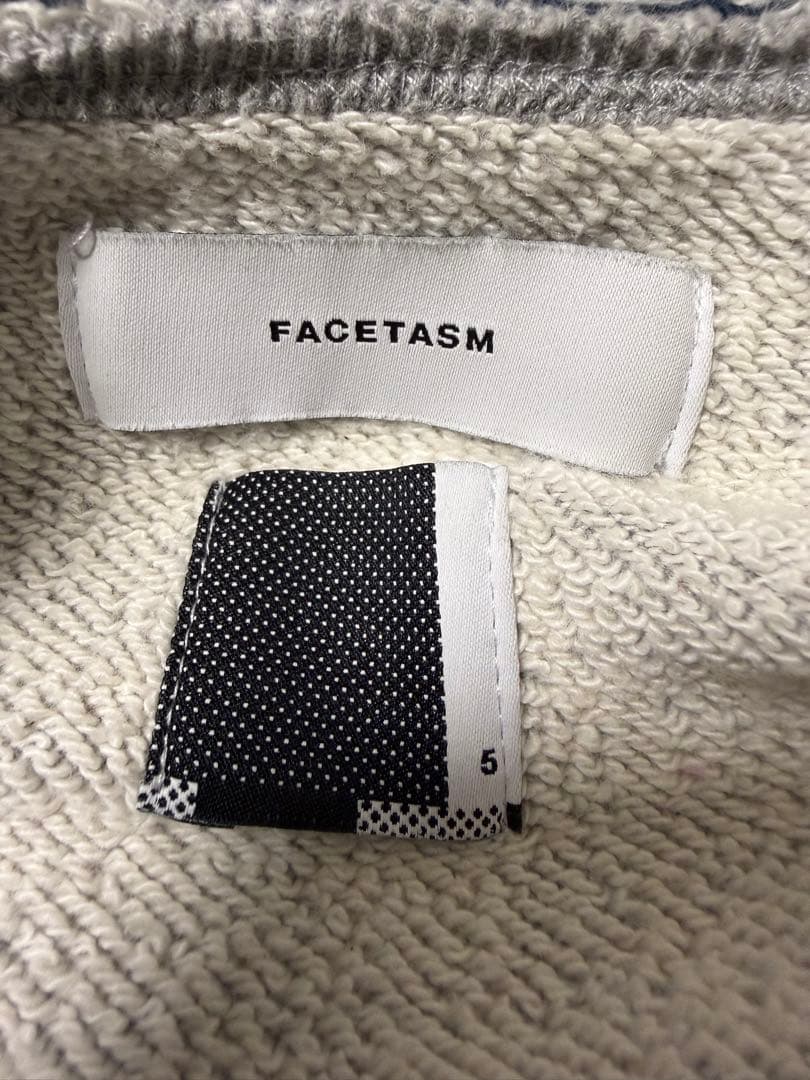 希少 FACETASM ZIPPER RIB SWEAT size5