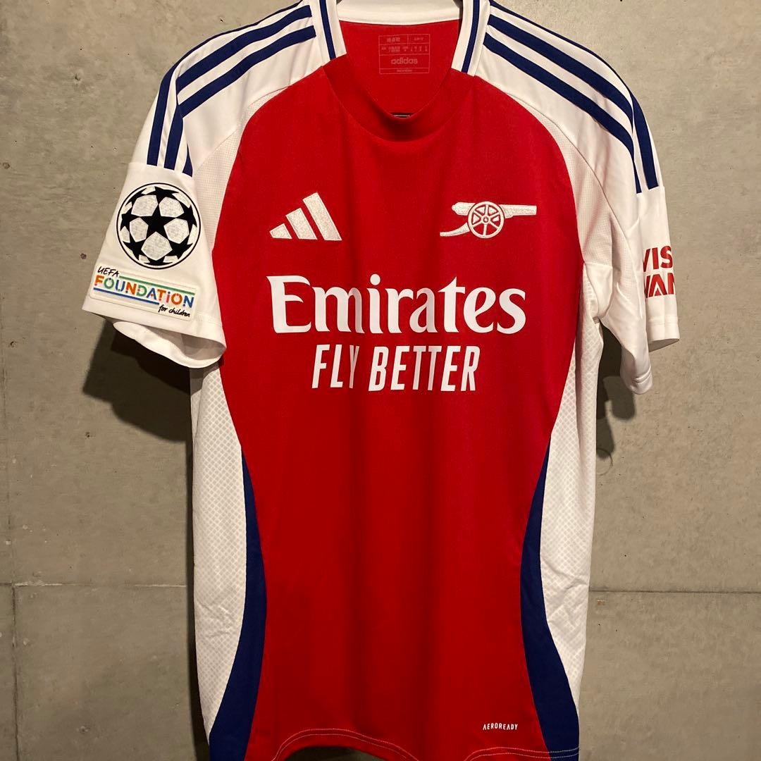 ウーデゴール　アーセナル　 24/25　ホーム　CL仕様