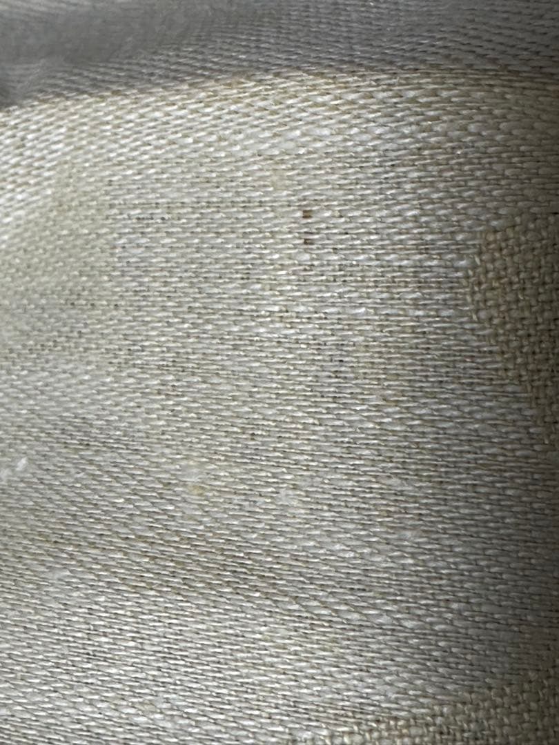 エルメス　馬柄　ホース　テーブルクロス　リネン　麻　ライトイエロー　黄色　未使用