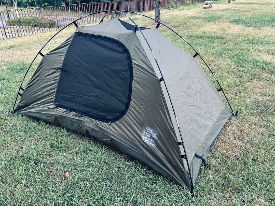 新品未使用 試し張りのみ おしゃれ 1~2人 組立簡単ソロテント オンワードDD