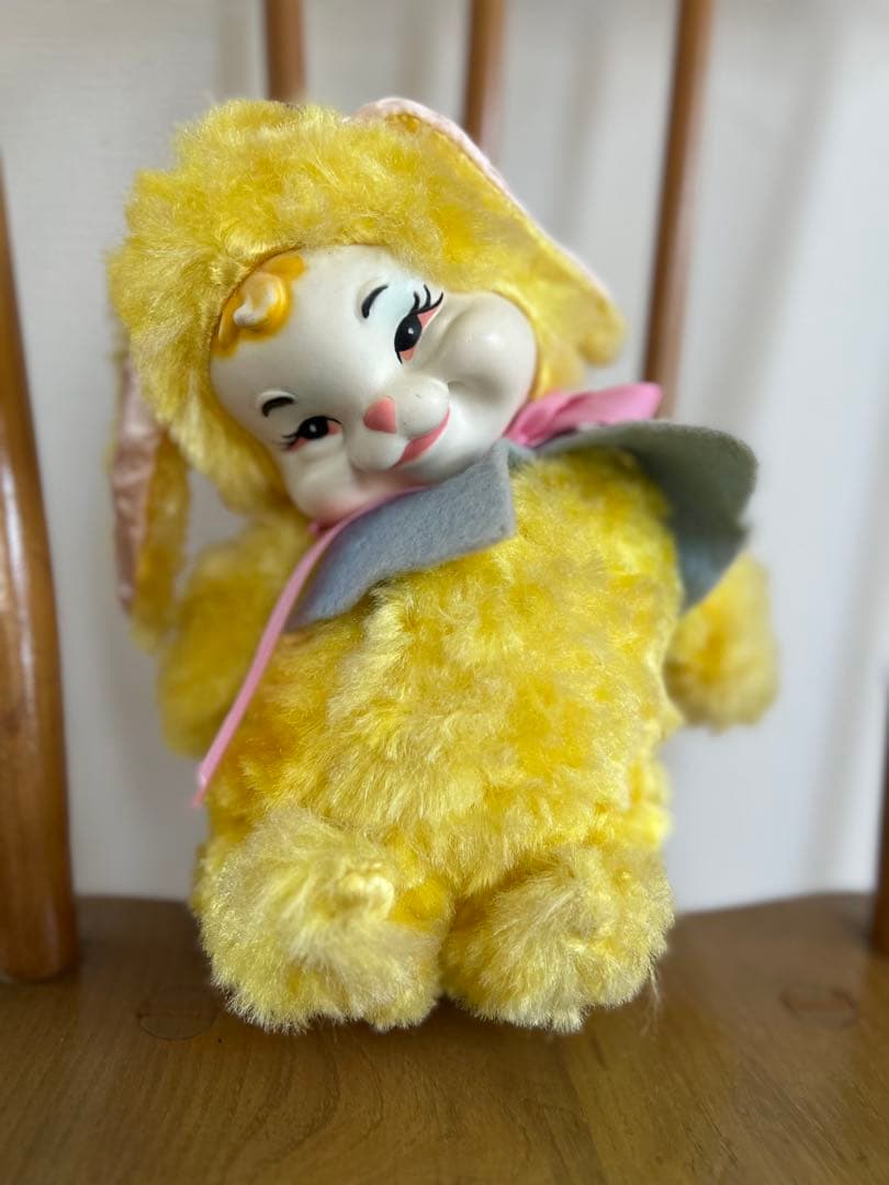 Rushton /ラシュトン ラバーフェイスドール イエローバニー