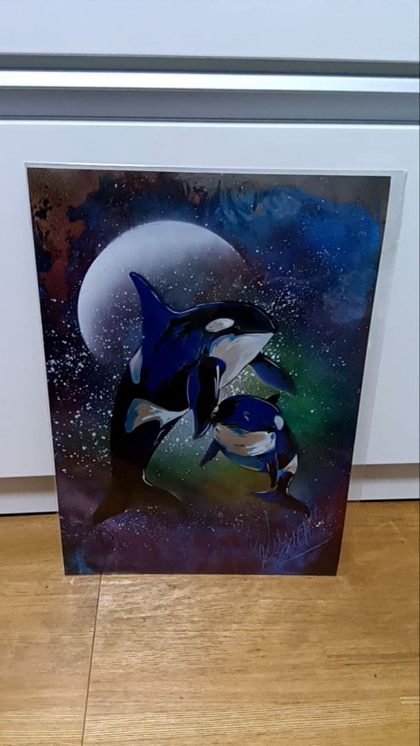 『コロボックルさんへ』スプレーアートエデンさんの作品です