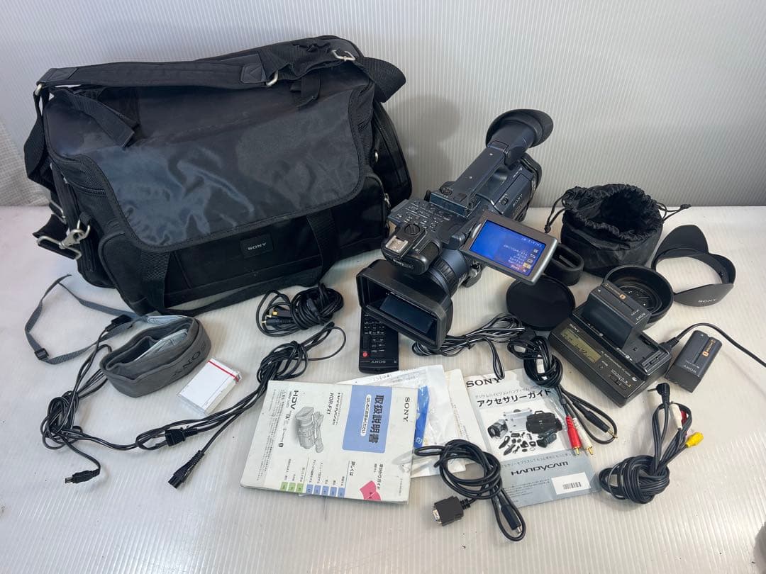 SONY HDV HDR-FX1ビデオカメラ 本体と付属品一式