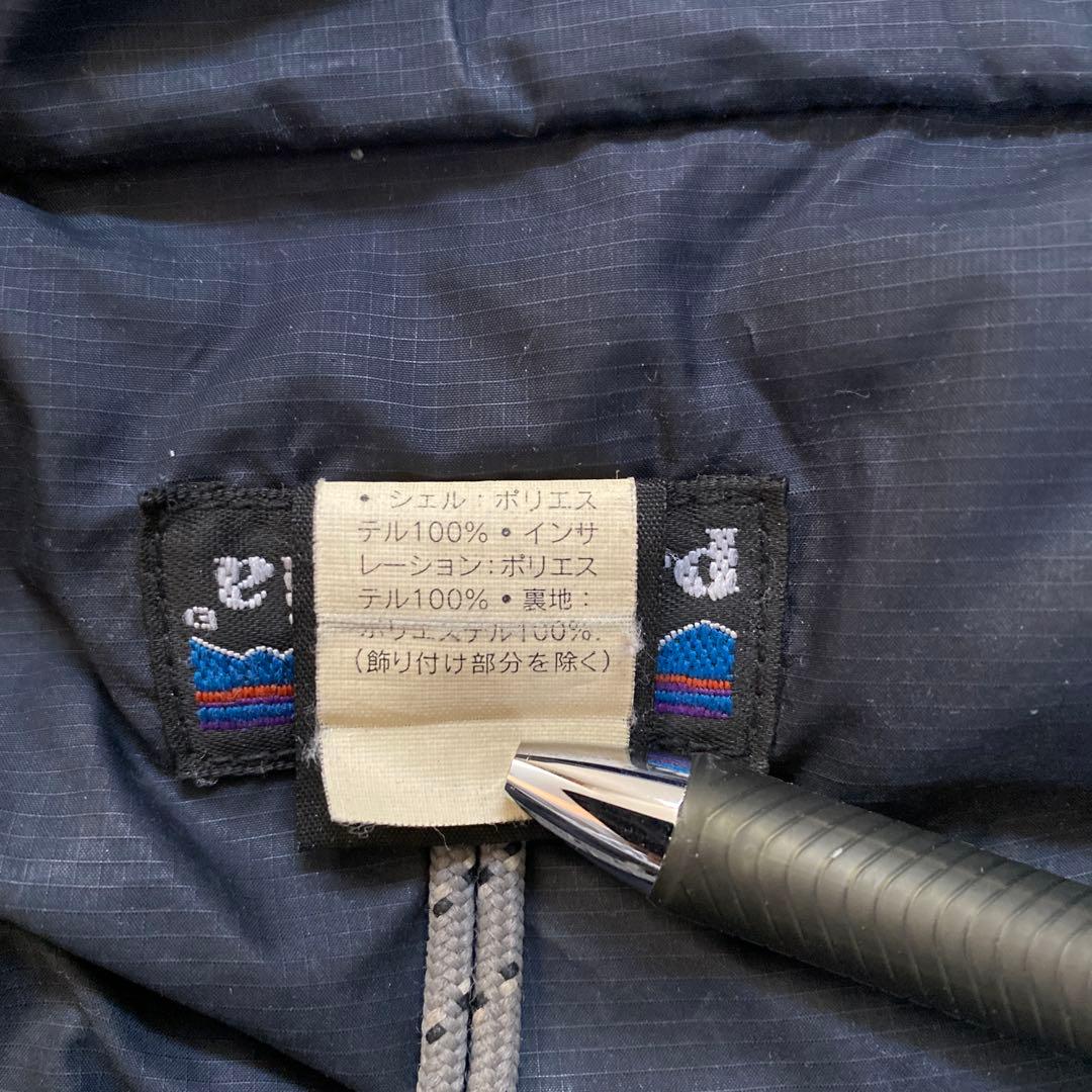 Patagonia フード付き中綿ジャケット ブラック