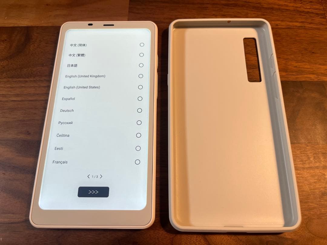 BOOX Palma 本体（ホワイト）、専用ケース、専用フィルム付き