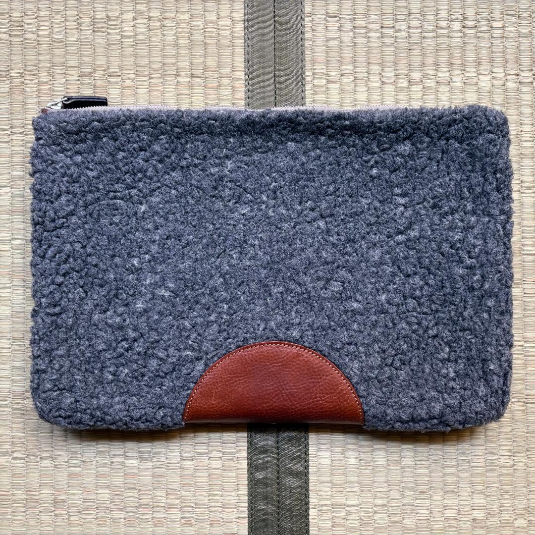 hardgraft MacBookケース 13インチ用 イタリア製 ウールレザー