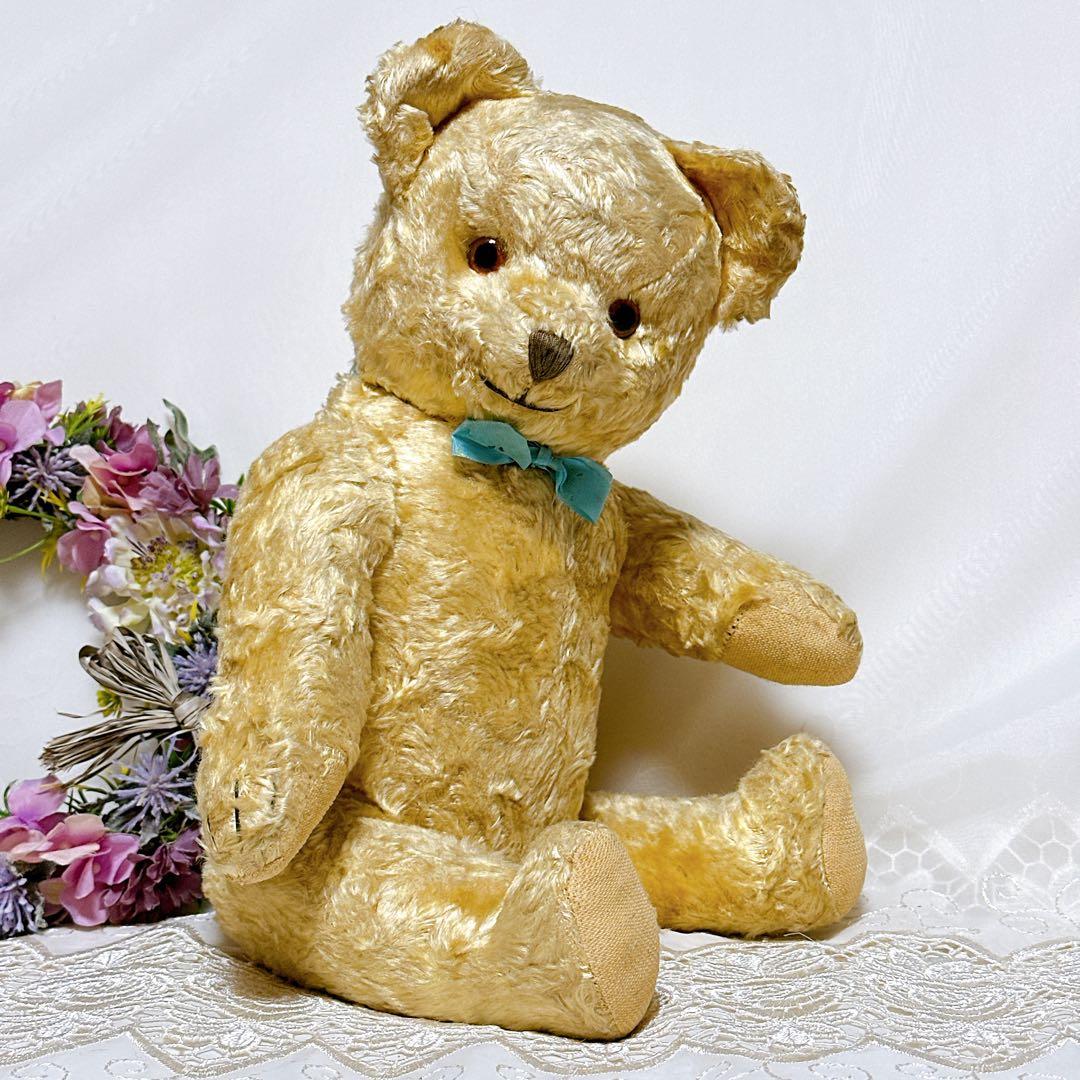 ❤️奇跡の極美品✨❤️英国にっこりアンティークベア　テディベア　ビンテージ　イギリス