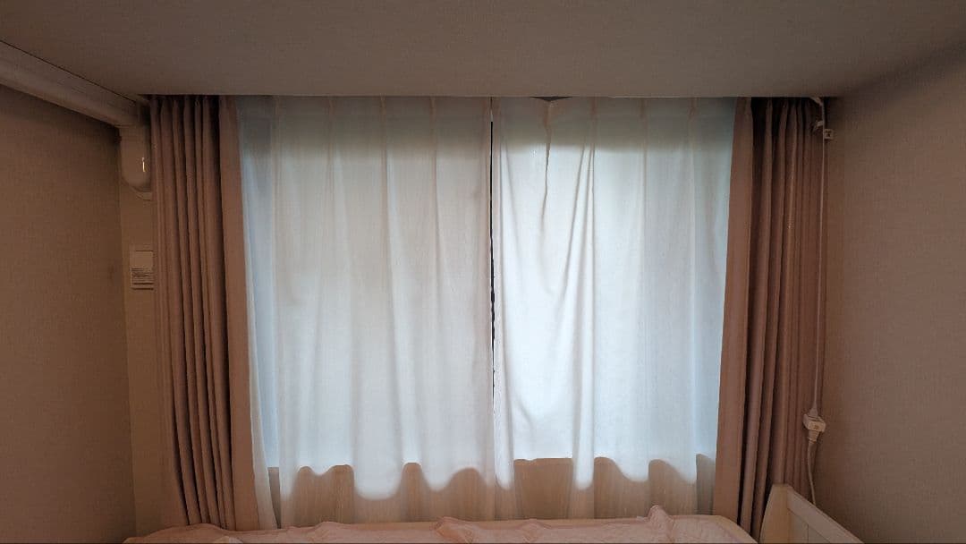 防炎遮光カーテン 上質ライトグレー プリーツカーテン made in Japan