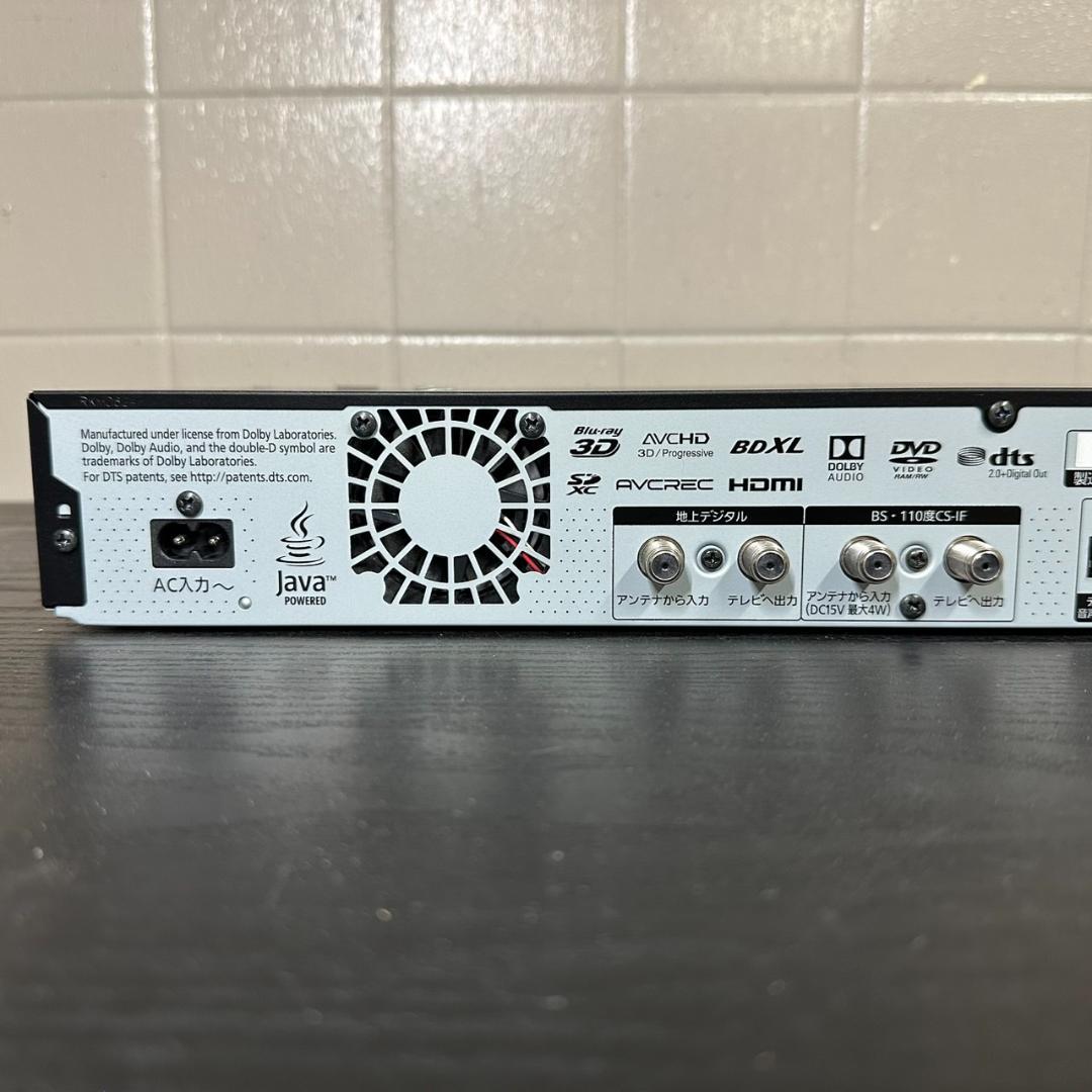 セット　Panasonic製　ブルーレイレコーダー 　 DMR-BRX4020