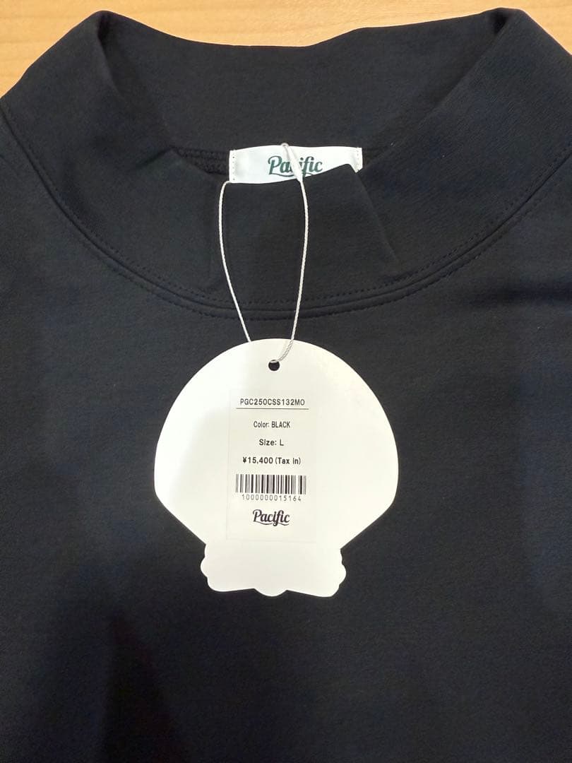 Pacific Golf Club MOCK-NECK 半袖 ブラック