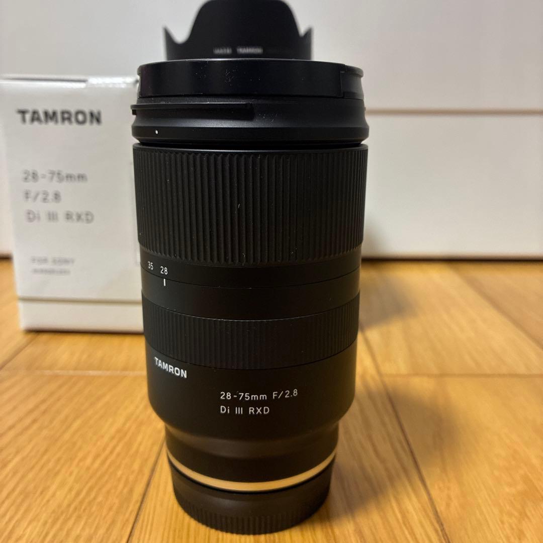 TAMRON 28-75mm F2.8 Di IIIRXD フィルター付き