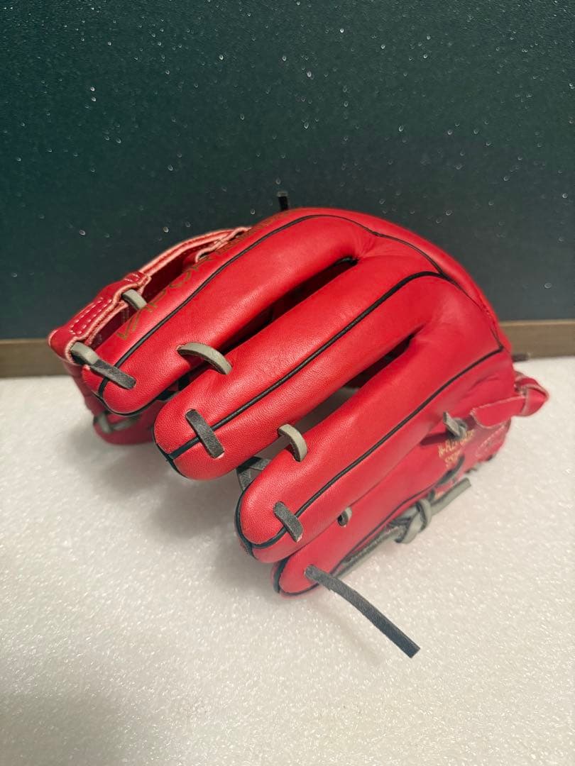 ★屋外未使用★ NIKE ナイキ 一般軟式 内野 VAPOR レッド 色褪せ無し