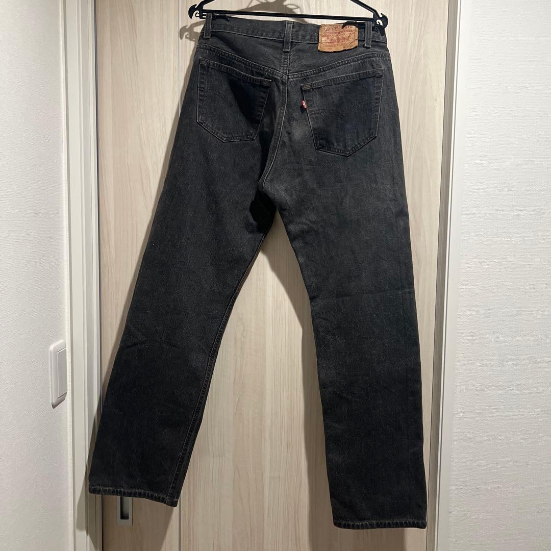 き*ん様 80' Levi's 501 USA製 先染め ブラック W32 L3
