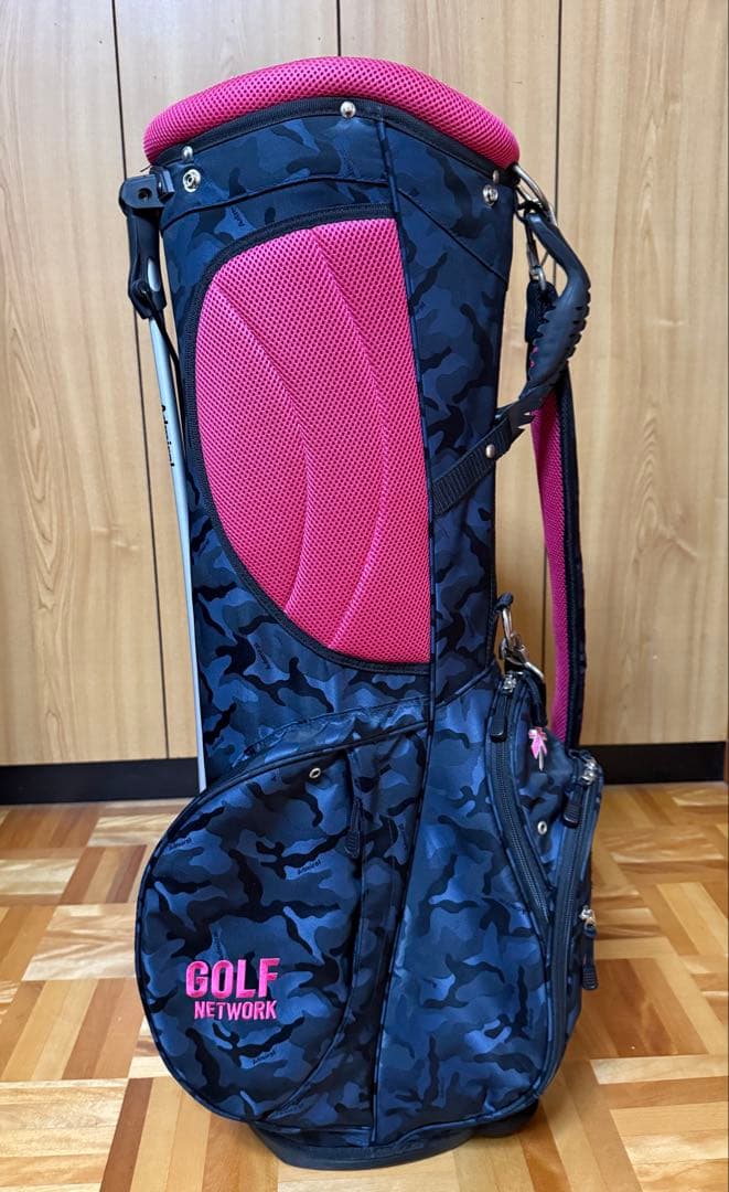 Admiral GOLF NETWORKコラボ 迷彩柄スタンドキャディバッグ