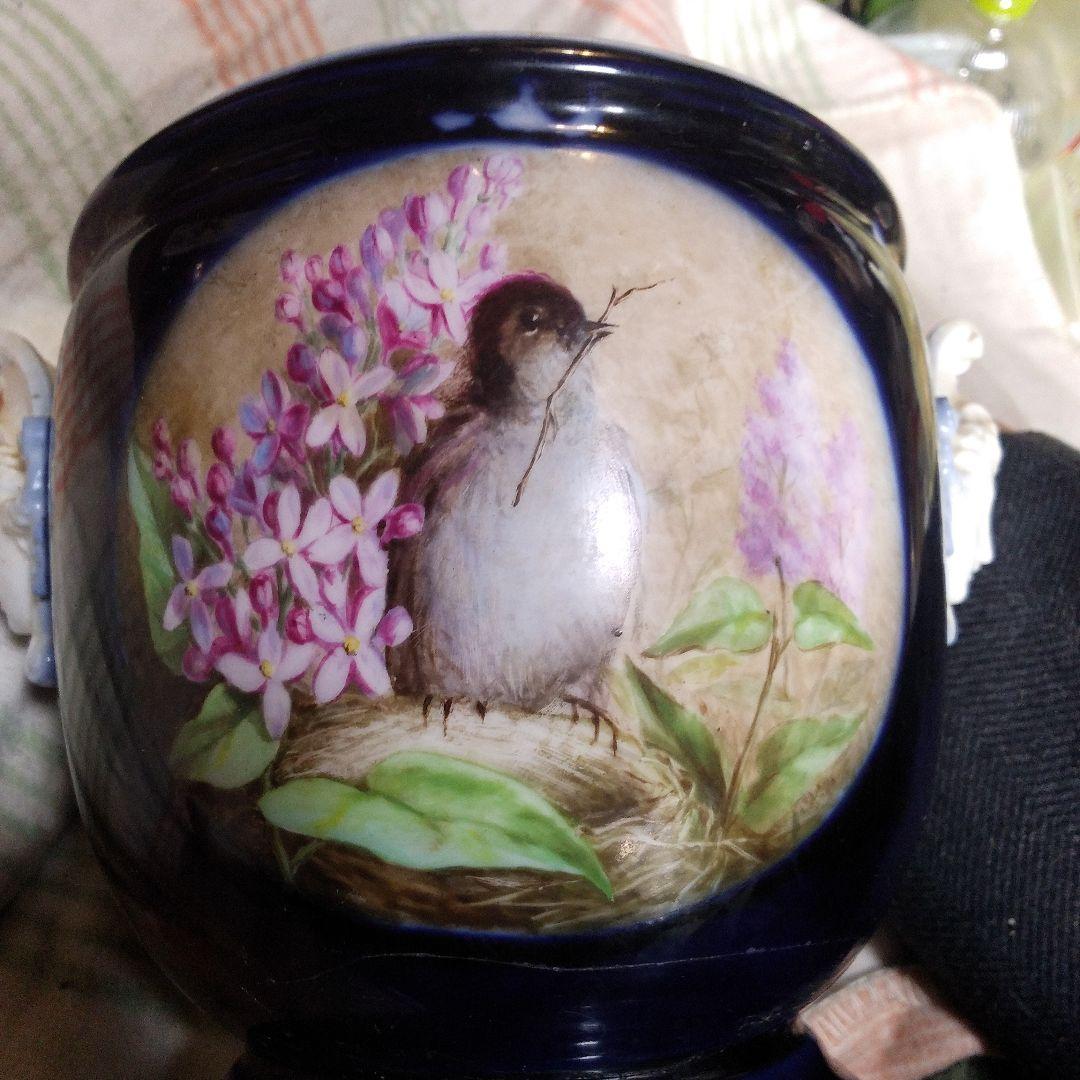 フランス　花瓶　手書き