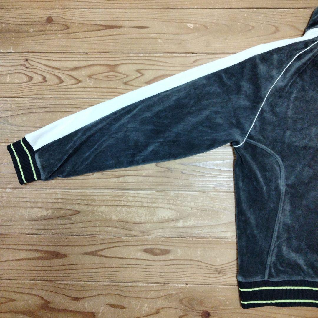 PUMA ベロア ジャージセットアップ Lサイズ グレー