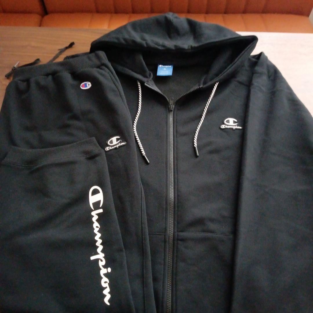 チャンピオン　セットアップスウェットパーカー　メンズ大きいサイズ5L