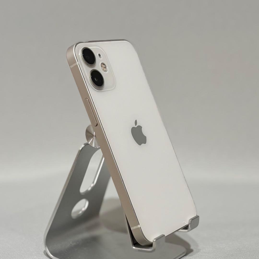 『美品』iPhone 12 mini 64GB ホワイト　SIMフリー　動作良好