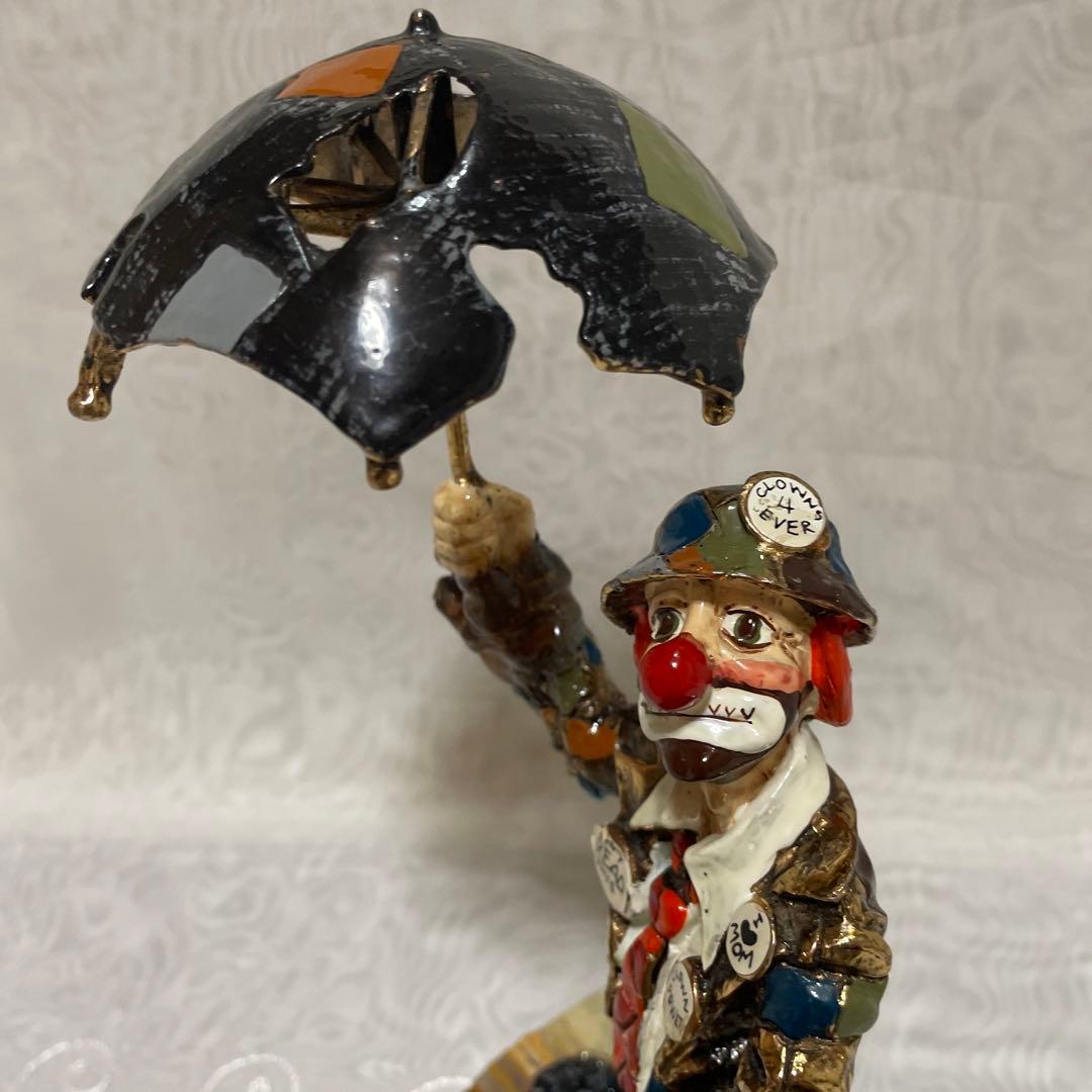 ヴィンテージ Ron Lee ピエロ 大理石　置物　アンティーク　インテリア