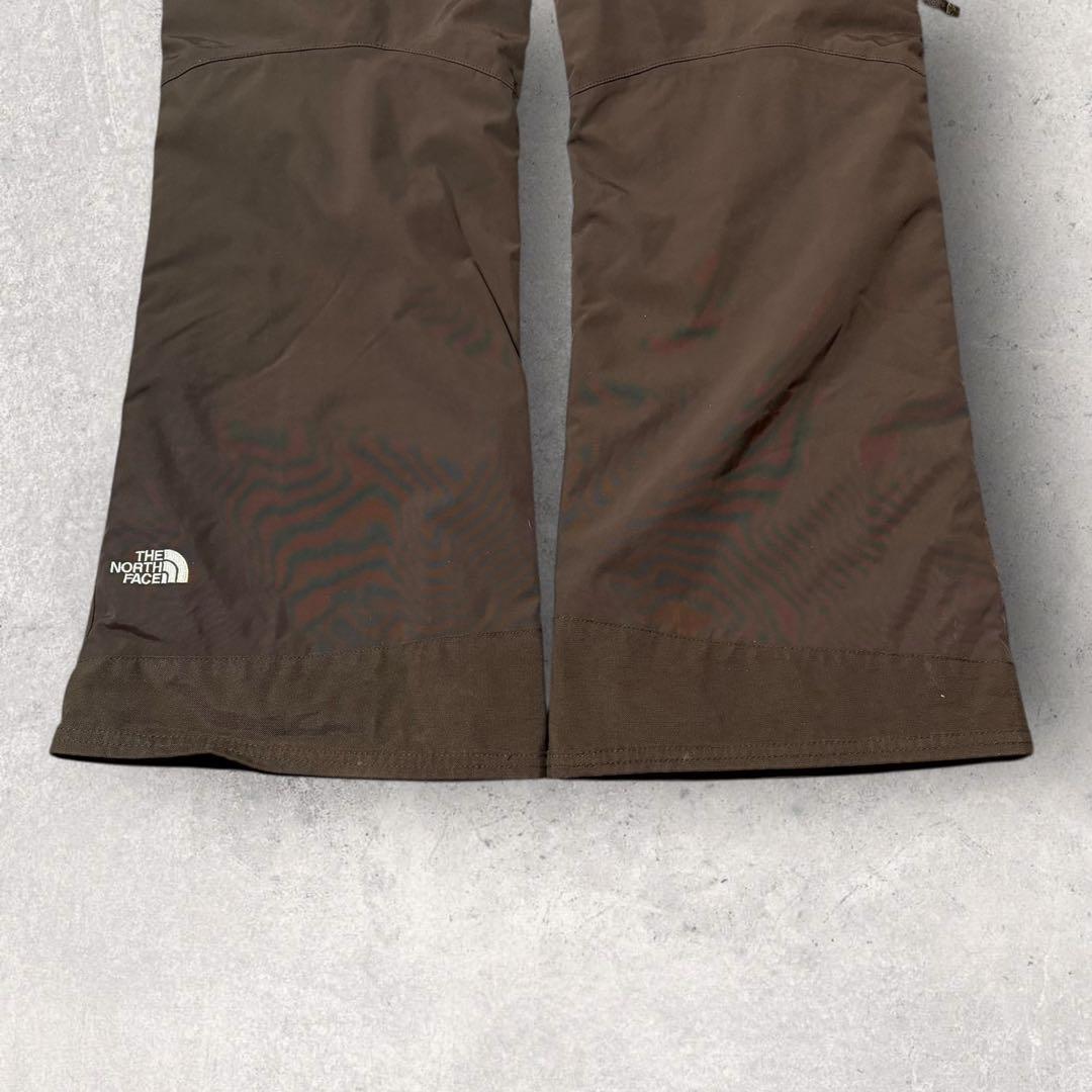 【ザ・ノースフェイス】スキー　スノーボード　パンツ　ハイベント　茶色　L 中綿k