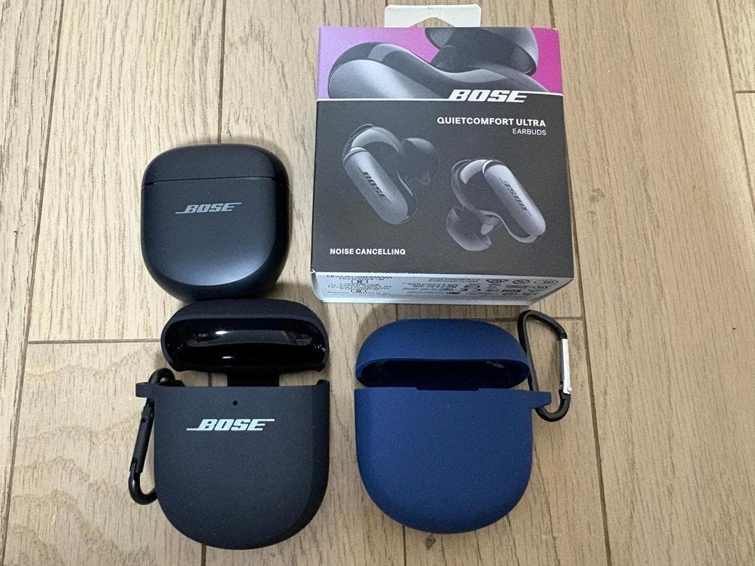 Bose QC Ultra イヤホン＋ワイヤレス充電ケースカバー【美品】