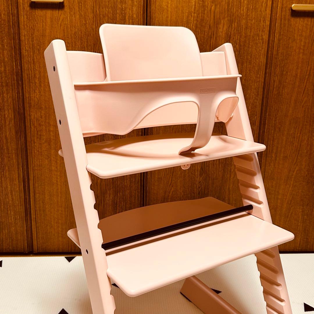 STOKKE TRIPP TRAPP セレーヌピンク テーブル・ベビーセット付き