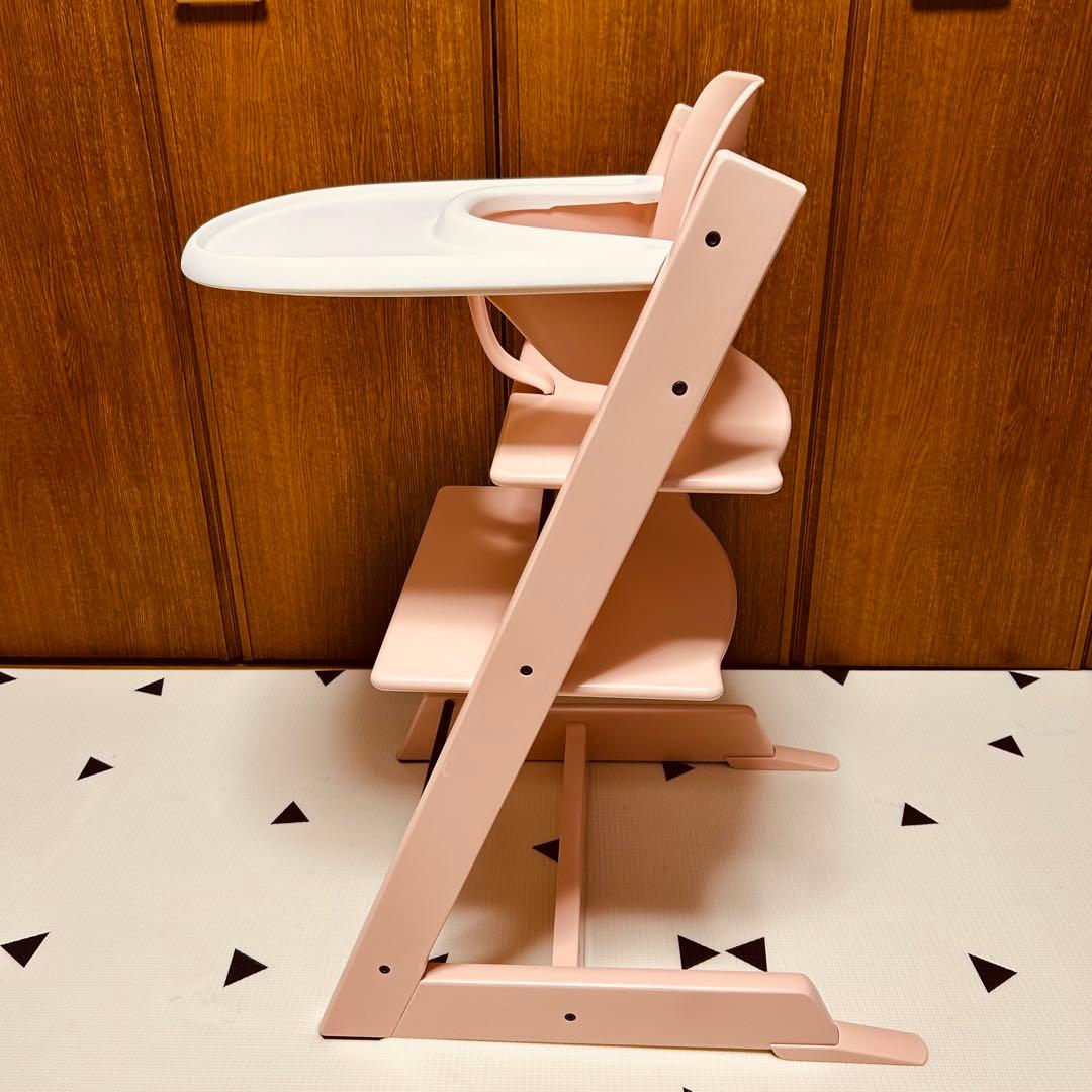 STOKKE TRIPP TRAPP セレーヌピンク テーブル・ベビーセット付き