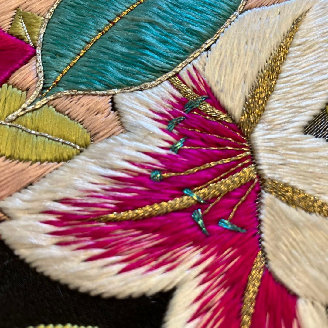 【超レア】アンティーク好き必見❤️刺繍名古屋帯