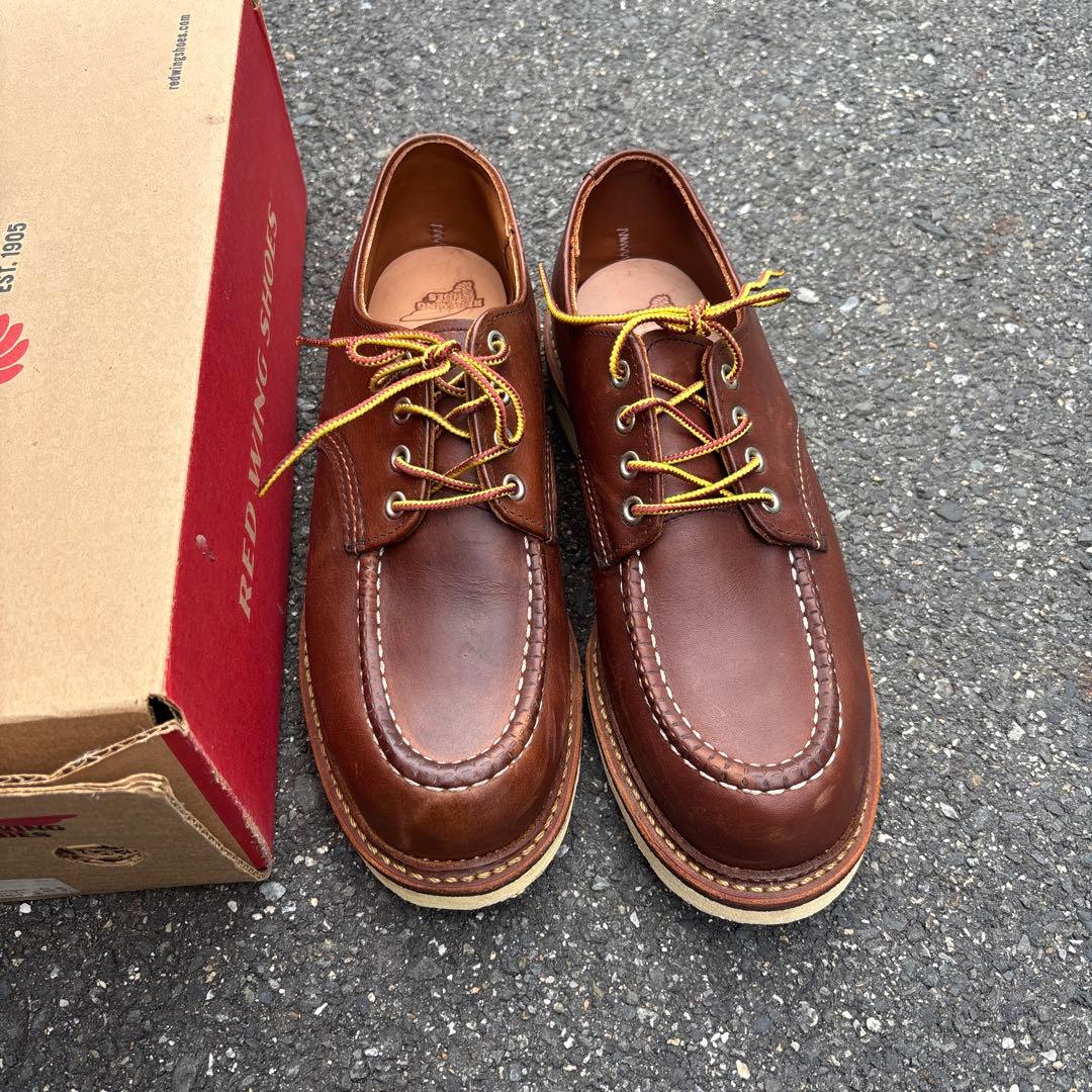 値下げ！本日発送可能！RED WING SHOES モカシン 9 D ブラウン