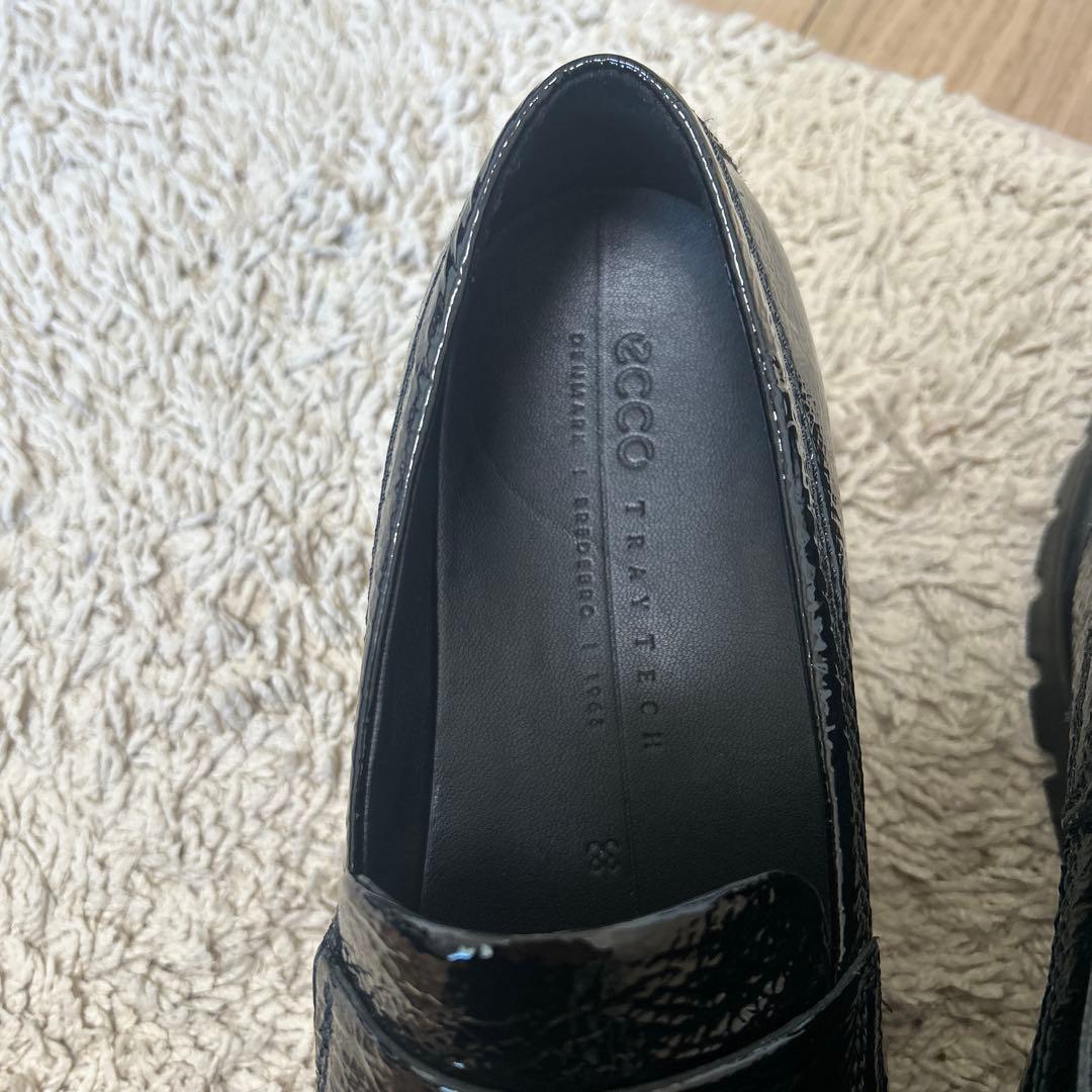 ECCO 靴　ローファー　厚底 美品