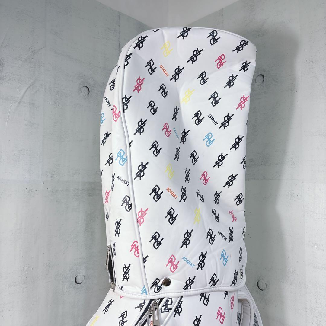 美品　adabat　アダバット　モノグラム柄　キャディバッグ メンズ　レディース