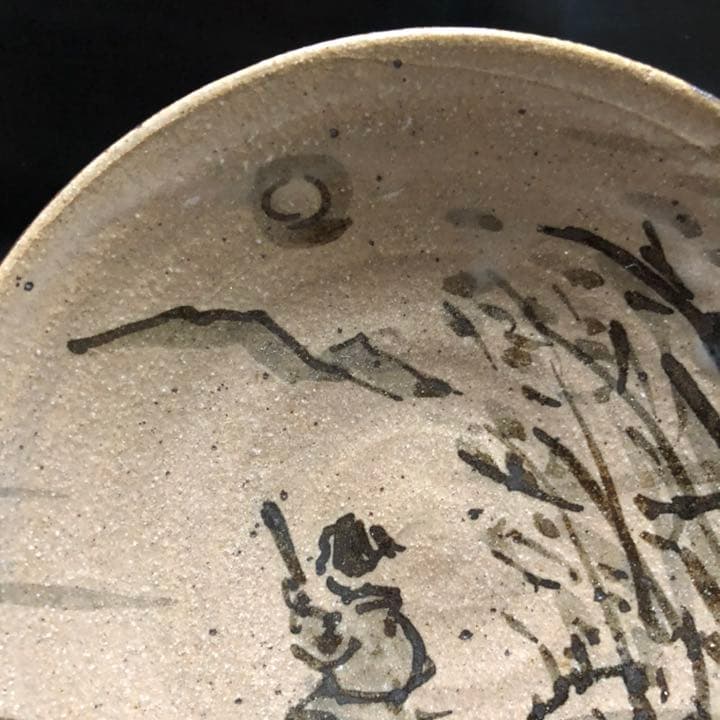 美しい古美術◼️蔵からかなりステキな古唐津の抹茶茶碗が出て来ました。夏茶碗、茶道具