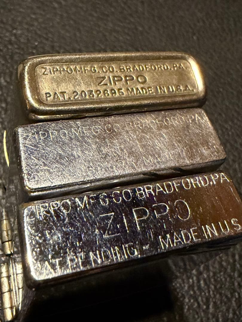 ヴィンテージ　ZIPPO ジッポライター　3個セット
