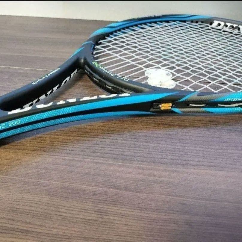 希少品 ダンロップ バイオミメティックス 200 PLUS 硬式 ラケット 青