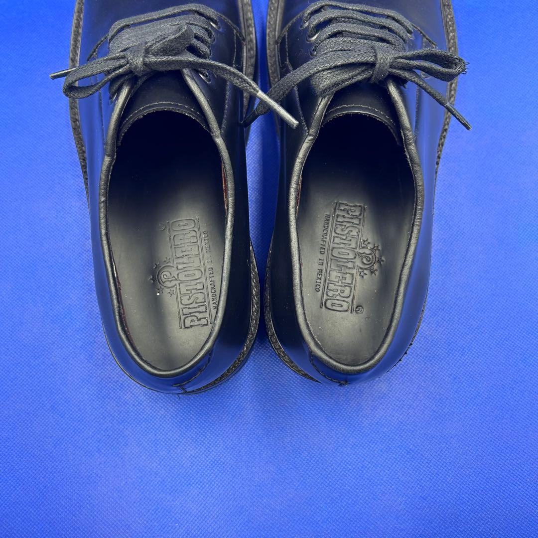 未使用級 PISTOLERO ポストマンシューズ ブラック