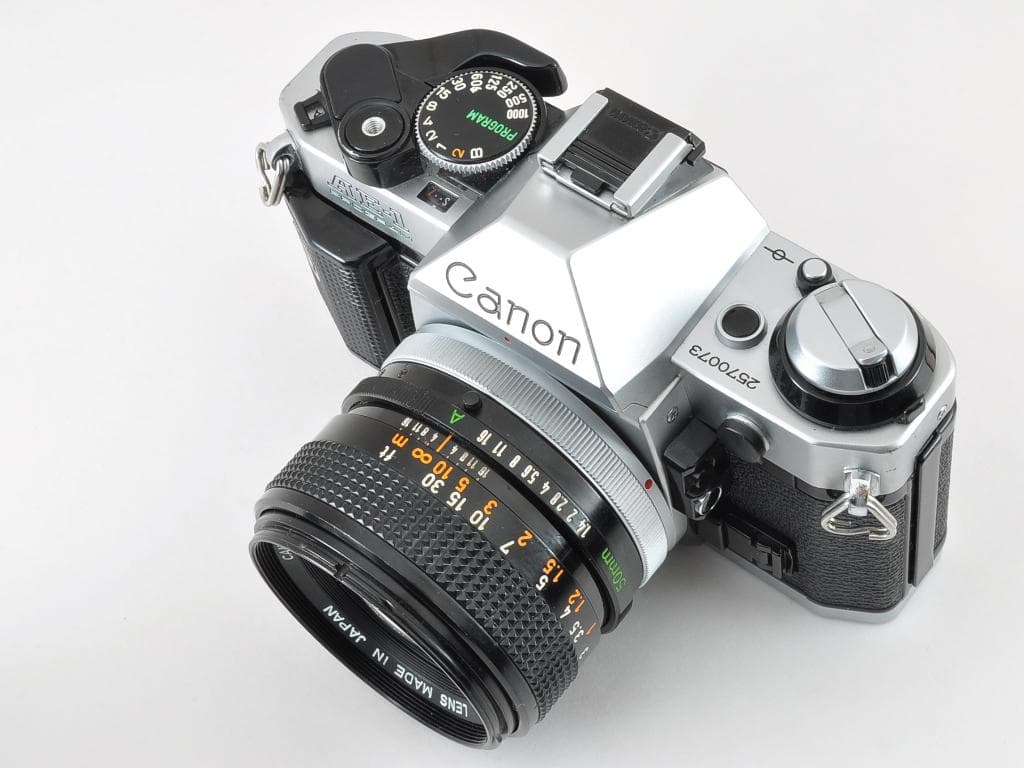 キヤノン AE-1 PROGRAM シルバー FD 50/f1.4 SSC 動確