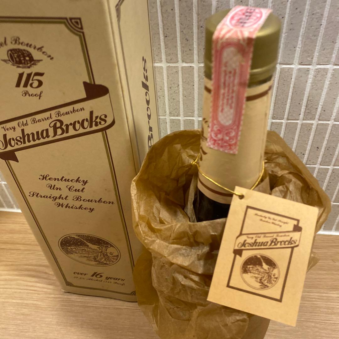 BOURBON バーボン　ジョシュアブルックス　16年 57.5度　蒸留所閉鎖