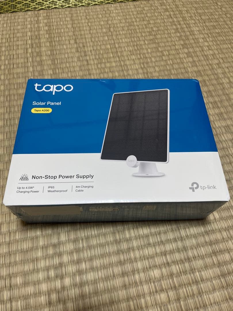 TP-Link Tapo A200 ソーラーパネル