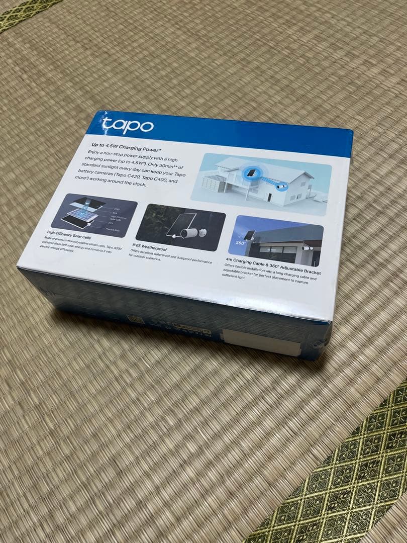 TP-Link Tapo A200 ソーラーパネル