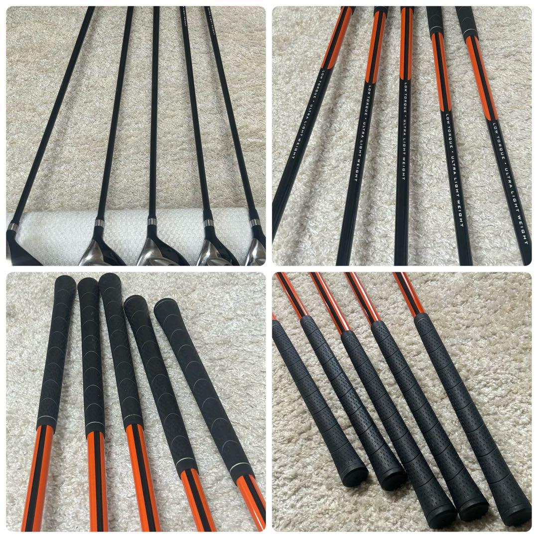 初心者　メンズ　右利き用　13本　ゴルフセット　キャディバッグ付き