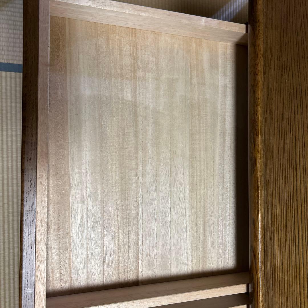 木製シンプル学習机 引き出し2つ付き　浜本工芸