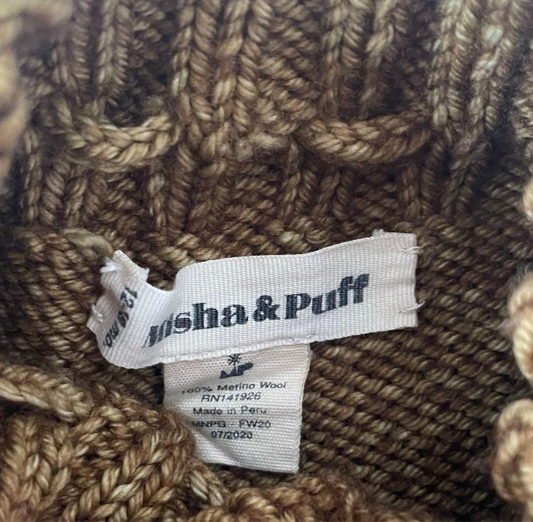 misha&puff スカート　スケポン 12m-18m メリノウール