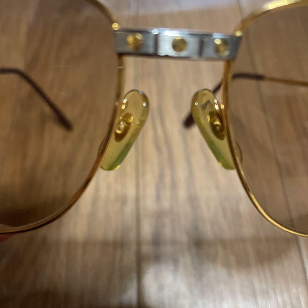 カルティエ サングラス　メタルフレーム　トリニティゴールド140　ヴィンテージ物