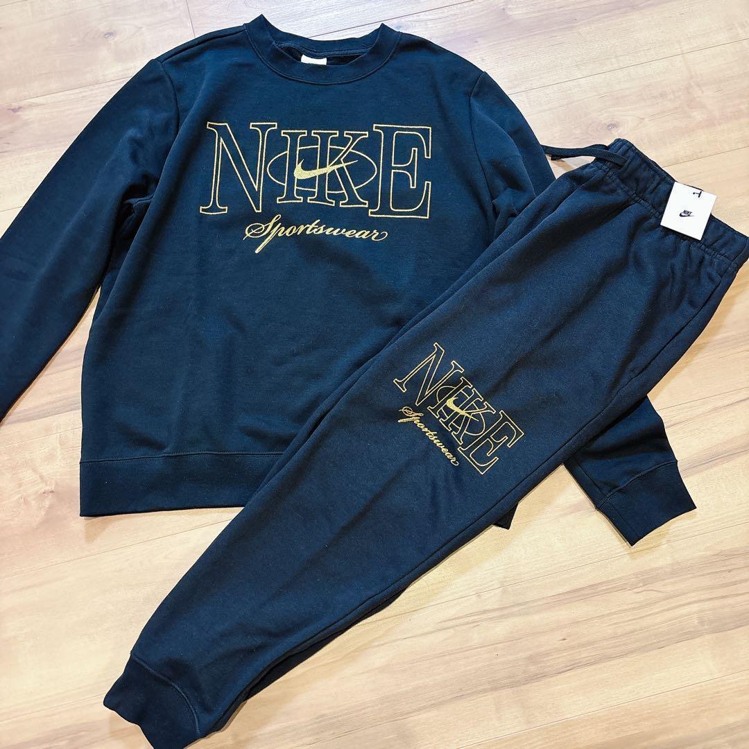 NIKE フリース 半起毛 スウェット＆パンツ セットアップ 上下セット L