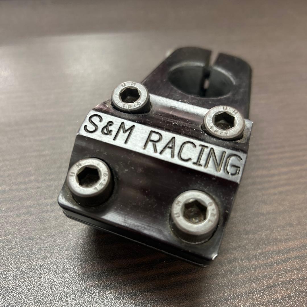 S&M RACING アルミ ブラック ステム