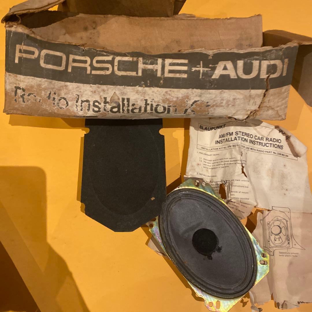 Porsche-Audi オーバル型スピーカー 取扱説明書付き