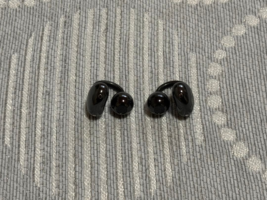 HUAWEI FreeClip Black オープンイヤーイヤフォン ケース付