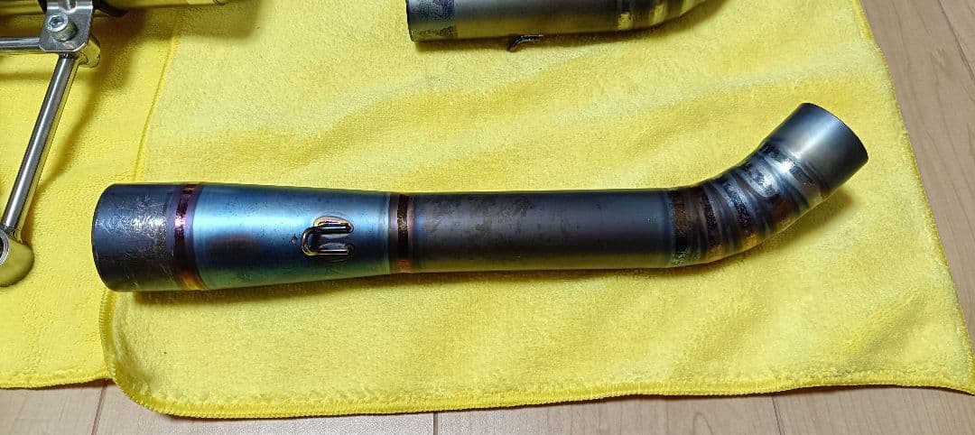 シグナスX　2型　チャンピオン　ホットラップ製マフラー　チタン